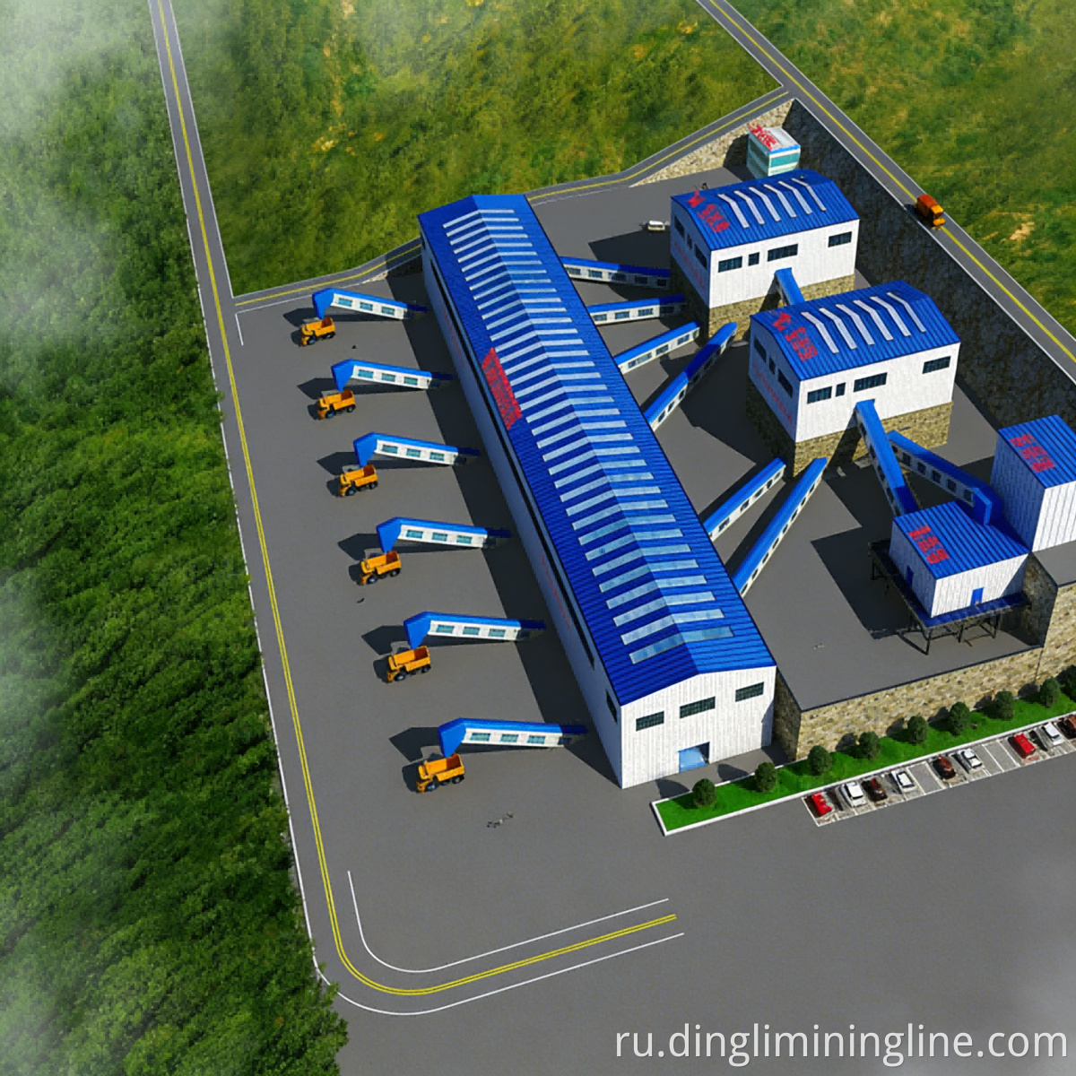 Building Foundation Stone Line